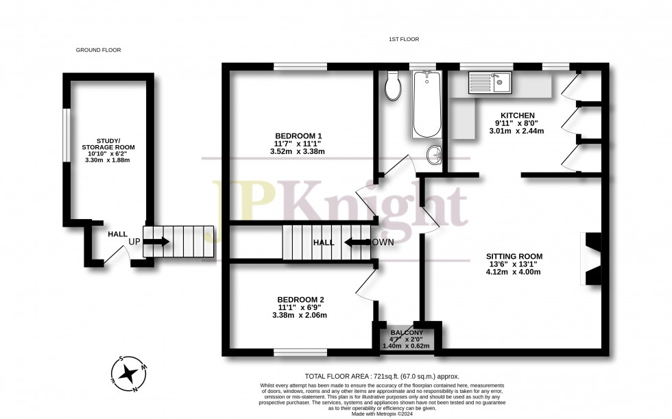 Floorplan for Chequers Place, Cholsey