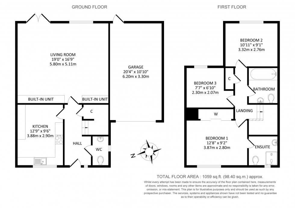 Floorplan for Six Acres, Warborough