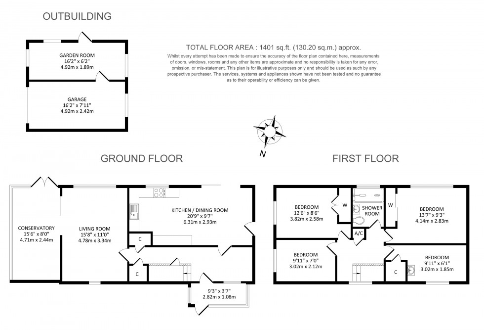 Floorplan for Newnham Green, Crowmarsh Gifford