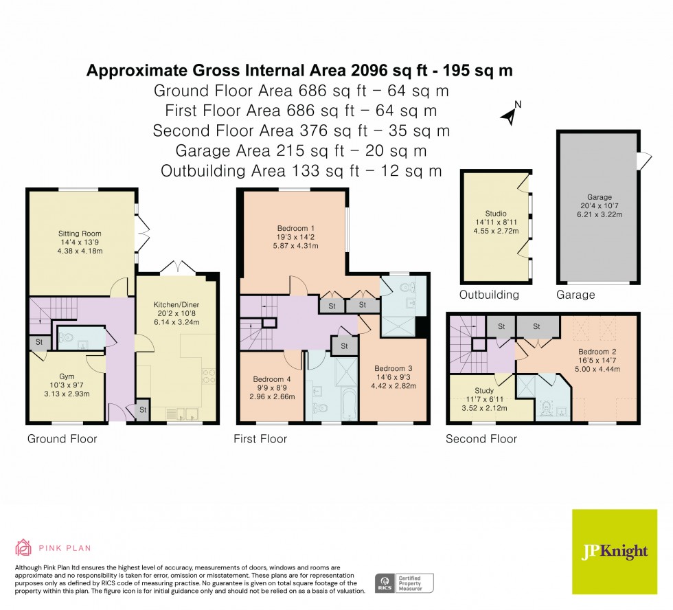 Floorplan for Elizabeth Road, Mongewell